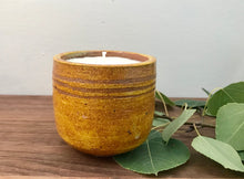 Load image into Gallery viewer, Yellow Hand-Poured Candle
