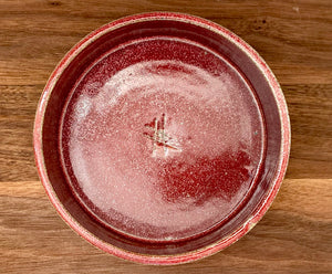 Dusty Red Dish