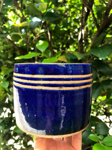 Line Series - Navy Blue Planter