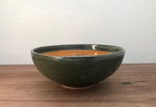 Load image into Gallery viewer, Chrome Green Soup Bowl
