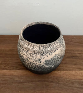 Crackle Raku Vase