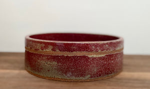 Dusty Red Dish