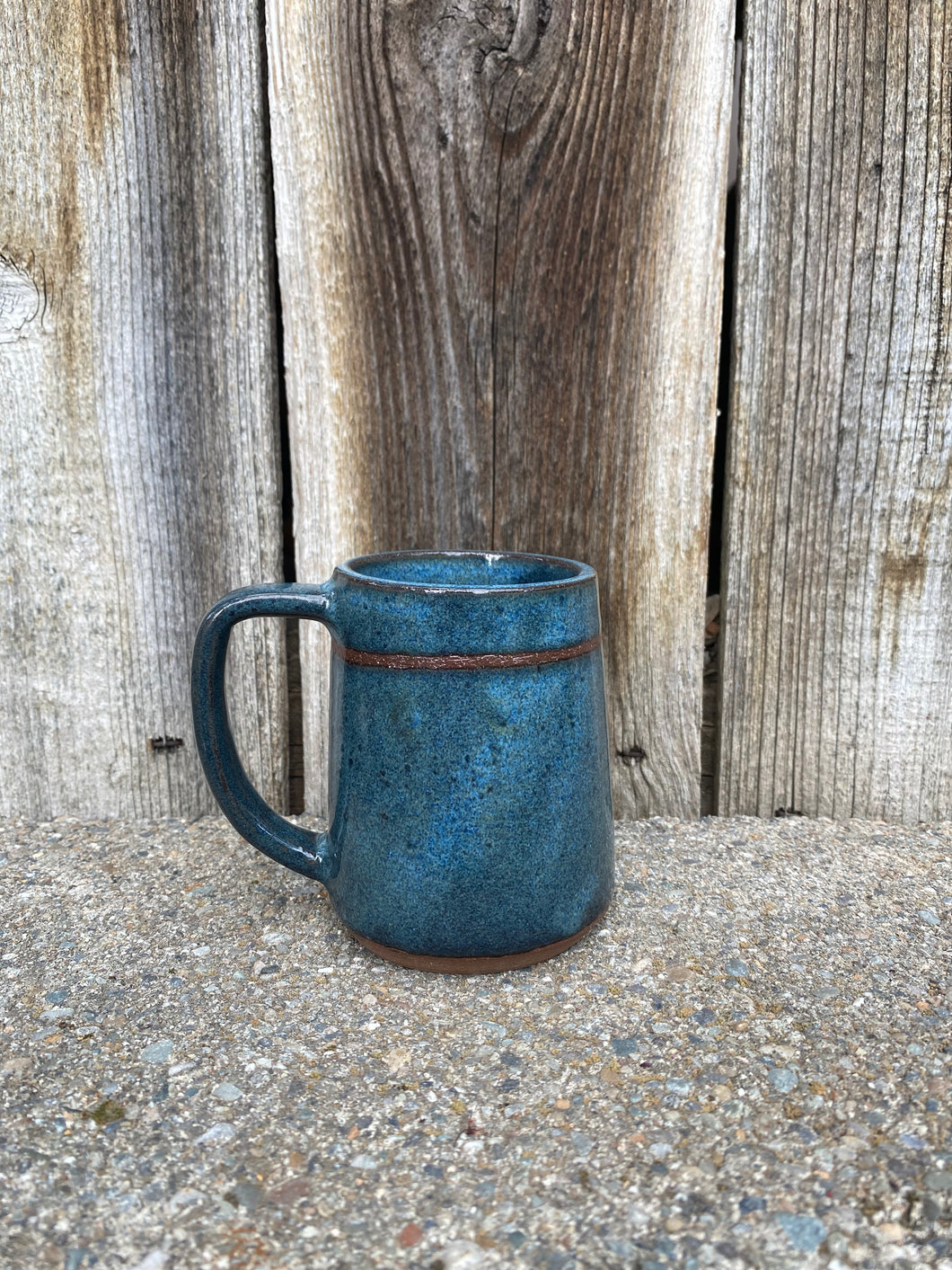 Floating Blue Mug